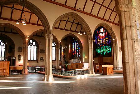 Plymouth St Andrew - View across the Chancel
